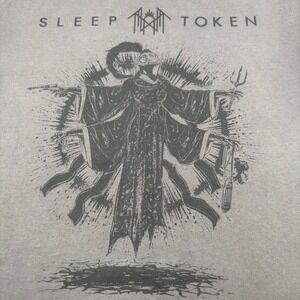 Sleep Token Mens Size XL T-Shirt Ascensionism Metal Rock Band Gray